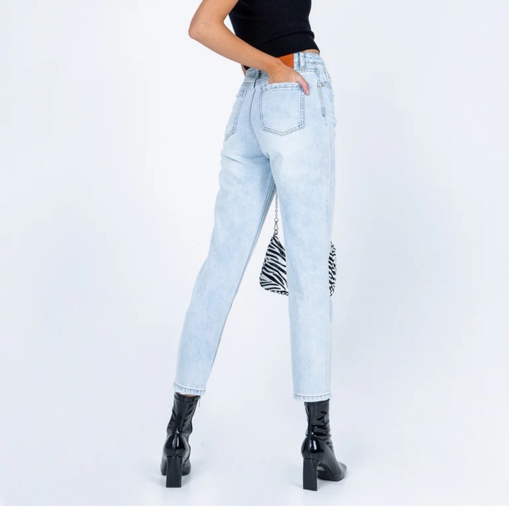 Princess Polly Skinny Acid Wash Colmar Jeans Size 4